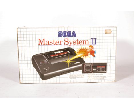 Sega Master System II, vintage gaming console, boxed.