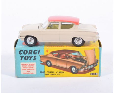 Corgi Toys diecast model no.234 Ford Consul Classic, boxed.