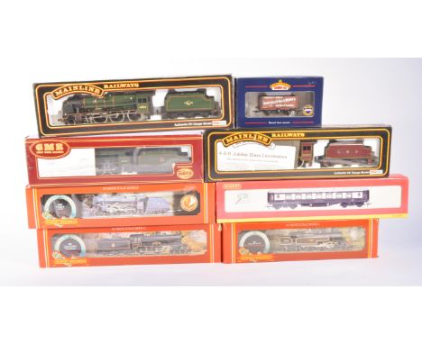 00 gauge railway locomotives, Hornby R.062 BR Class 4P 2-6-4 tank, R.259 BR Class D41/1 loco "Yorkshire" R.320 LMS Class 5 Lo