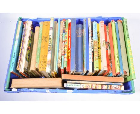 Vintage childrens books and annuals, including Enid Blyton titles, Ladybird books, other picture books dating from the 1920s 