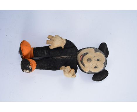 Vintage Mickey Mouse soft toy, Gund Manufacturing Company, USA, 33cm.