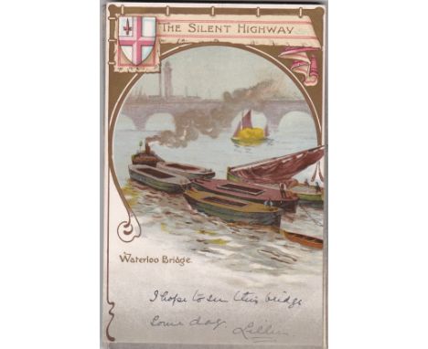 Postcard-London - good batch with Brick Lane Market, Dog Market, Bird Market RP1902-Canadian Arch, Waterloo Bridge-Ward serie