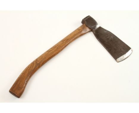A rare Lincolnshire pattern wheelwrights R/H side axe by JAMES HOWARTH G