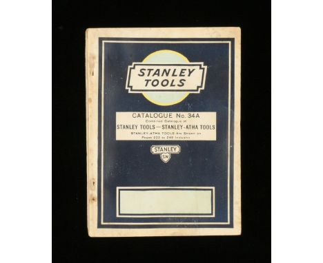 STANLEY SW No 34A Combined Catalogue 1929 ed. Stanley Tools-Stanley-Atha Tools 248pp G+ 