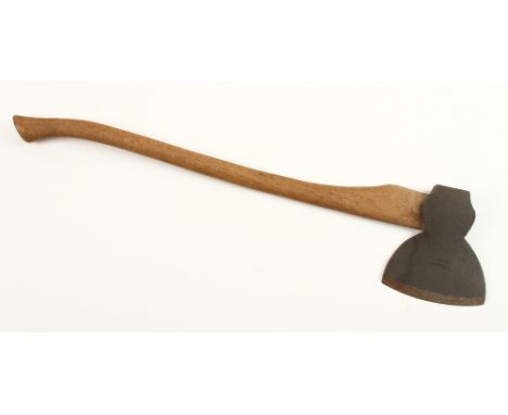 A little used wheelwrights R/H side axe by ELWELL with 8" edge G