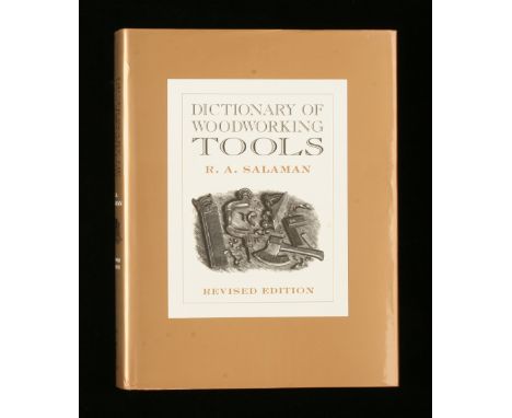 RA Salaman; unused copy of Dictionary of Woodworking Tools, Revised ed. with dust cover F