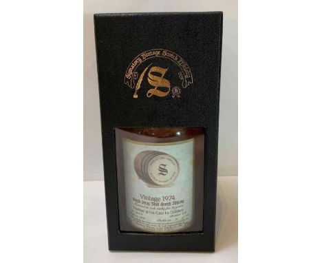 Signatory vintage 1974 Caol Ila Single Islay Malt Scotch Whisky, 70CL 