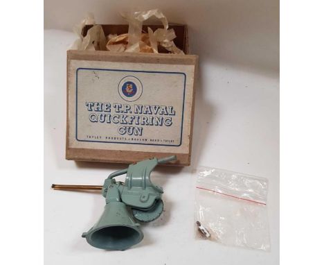 A Totley Products Naval Quick Firing Gun, the diecast model in original box and with some ammunition