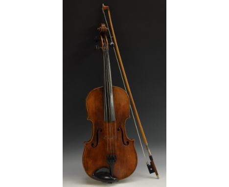 A 20th century viola, 39cm back, label to interior, Giovanni Cavani, di Spilamberto (Modena), Fece l'Anno 1912, 64cm overall,