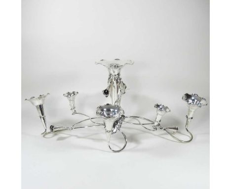 An early 20th century silver plated epergne, by Mappin &amp; WebbOverall condition is complete, with only very light wear. Cl