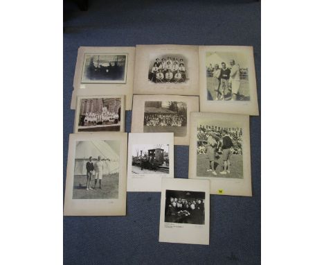 Ivor Kittle - a group of early 20th century photographs to include three depicting King George VI at a camp jamboree, signed 