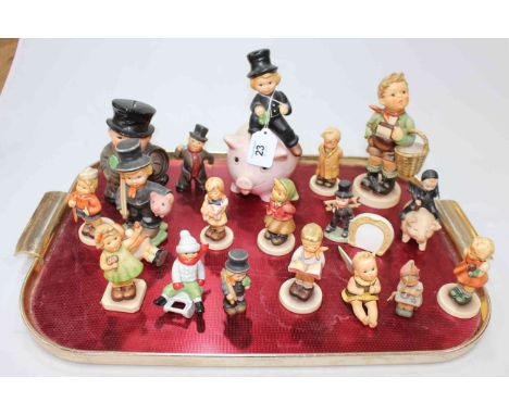 Collection of mostly Goebel Hummel Club figures, and limited edition figure, and two money banks (19).