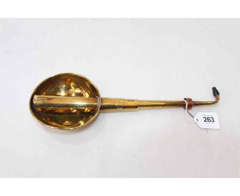 Vintage brass telescopic ear trumpet.