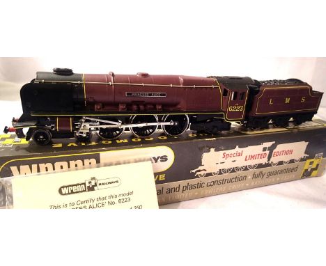 Wrenn OO scale Princess Alice, 6223, LMS Red, limited edition 104/350 with certificate/nameplates/instructions in excellent c