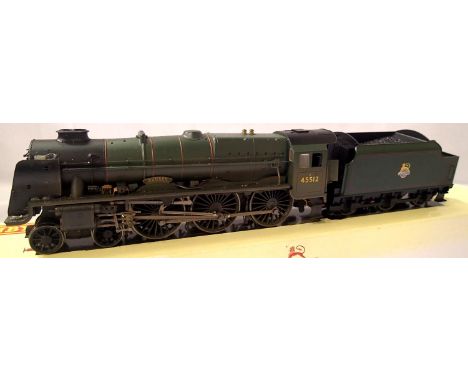 Hornby R2634 Patriot Class 45512, Bunson, weathered, damage to loco and tender bodies, spares or repair. P&amp;P Group 1 (£14