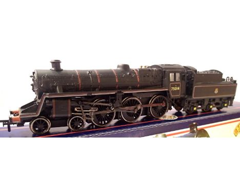 Bachmann Class 4, BR Black, 75014, Early Crest, in excellent condition, box for Green Knight version. P&amp;P Group 1 (£14+VA