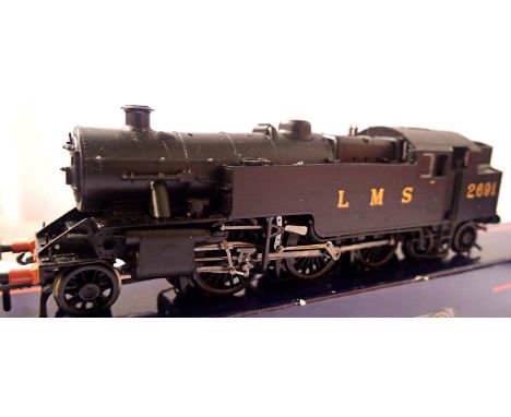 Bachmann 32-875, Fairburn tank, LMS Black, 2691, some detail fitted, DCC fitted, in excellent condition, box with wear. P&amp