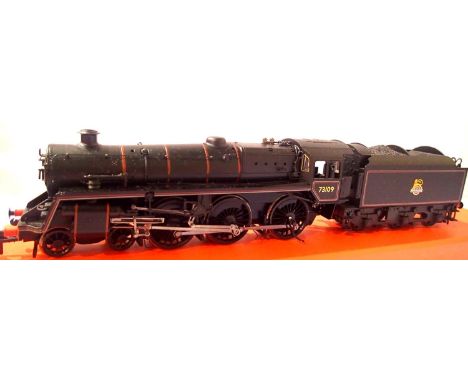 Bachmann Class 5MT, BR Black, Early Crest, 73109, in very good to excellent condition. P&amp;P Group 1 (£14+VAT for the first