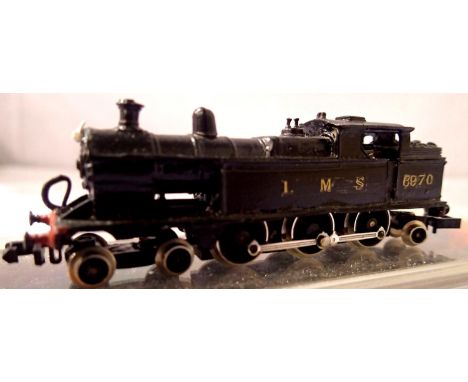 N gauge kit built Bowen-Cooke 4.6.2. tank, LMS Black, 6970, good build and finish. P&amp;P Group 1 (£14+VAT for the first lot