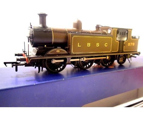 Bachmann 35-075, Class E4, L.B. &amp; S.C.R. no. 579, Umber Livery in very near mint condition, boxed (storage wear).  P&amp;