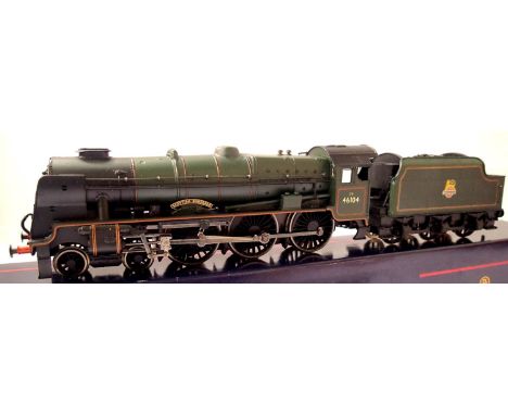 Bachmann Scot with kit built metal tender finished in BR Green, Early Crest, 46104 Scottish Borderer, in very good excellent 