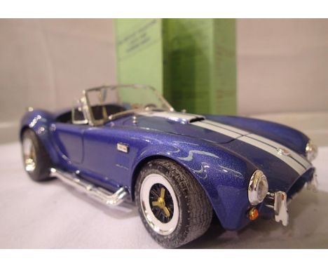 1/18 scale diecast model of 1967, AC. Cobra from the Crestley Collection, in excellent condition, part boxed. P&amp;P Group 1