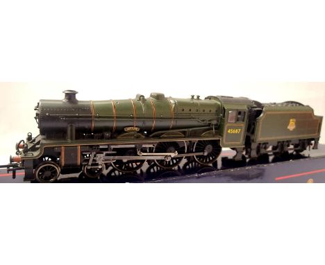 Mainline Scot Loco Body and tender, fitted with Bachmann chassis, repainted in BR Green, Early Crest 45687, Neptune, in excel