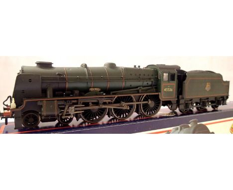 Bachmann rename/number 45536, Holyhead Green, Early Crest, weathered/detailed, in excellent condition, wrong box. P&amp;P Gro