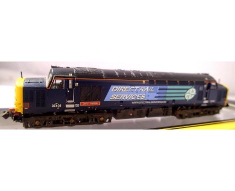 Graham Farish 371-169 N gauge Class 37 Lord Hinton, 37409, Direct Rail Services, in excellent condition, light weathering, bo