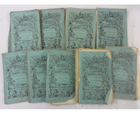 Dealings with the Firm of Dombey & Son by Charles Dickens, first serial edition 1846-48, volumes 8 - 20 inclusive, illustrate