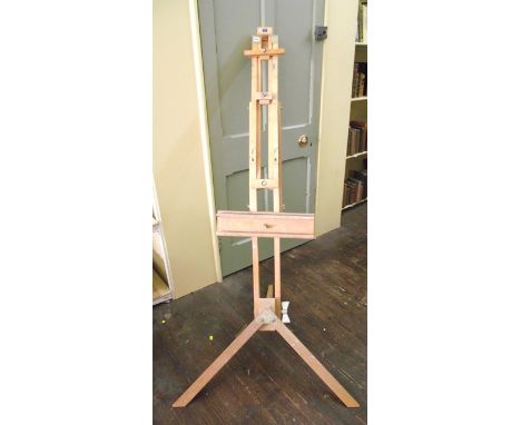 A Rowney artist's adjustable easel