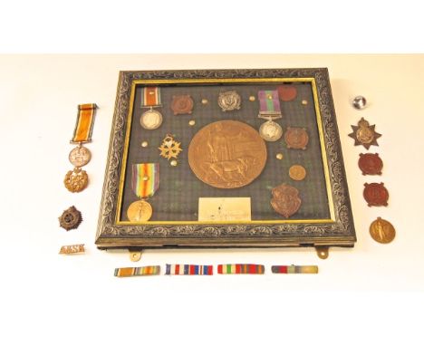 A collection of WW1 medals, various recipients to include a 1914 War medal and Victory medal named 199491 GNR.OS Harvey, Roya