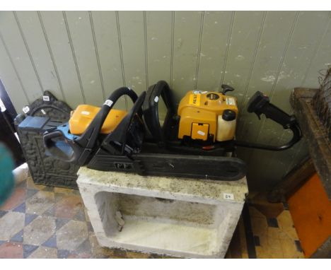 A Partner P538 petrol chainsaw together with a further Partner HG63 petrol hedge trimmer
