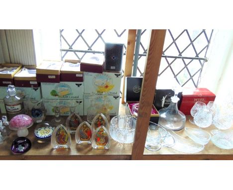 A selection of boxed glassware to include numerous Ravenshead Flair crystal examples comprising avocado dishes, melon bowls, 