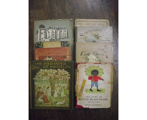 Victorian illustrated children's books with illustrations by Walter Crane, R Caldecott, Frolich, Kate Greenaway, etc, 24 volu