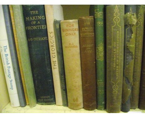 Miscellaneous books including Hillside & Border Sketches, 2 volumes by W Maxwell 1847, Scenes of Cleric Life by George Eliot 