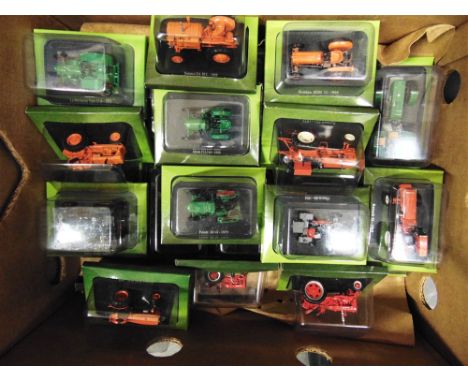 TWENTY-FOUR HACHETTE PART-WORK MODEL TRACTORS  each mint and boxed.