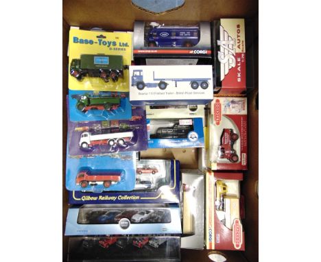 TWENTY-THREE ASSORTED 1/76 SCALE MODEL VEHICLES  mainly commercials, including three sets, each mint or near mint and boxed.