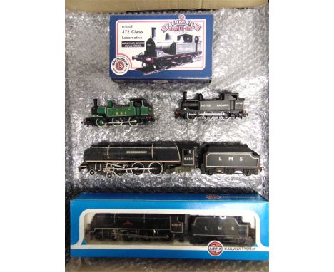 [OO GAUGE]. FIVE LOCOMOTIVES  comprising a Wrenn No.W2227, L.M.S. Duchess Class 4-6-2 tender locomotive 'City of Stoke-on-Tre