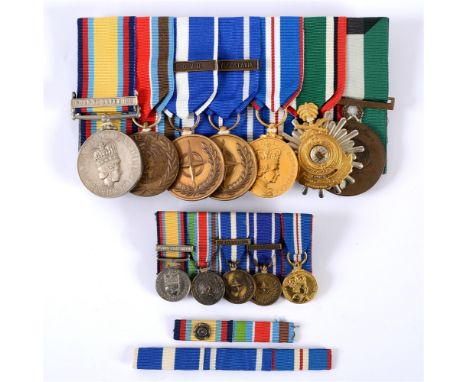 A GULF WAR & LATER GROUP OF SEVEN MEDALS TO CORPORAL M.A. WANSTALL, ARMY CATERING CORPS  comprising the Gulf Medal with singl