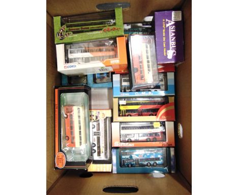 FIFTEEN 1/76 SCALE MODEL BUSES  of Chinese interest, each mint or near mint and boxed. 