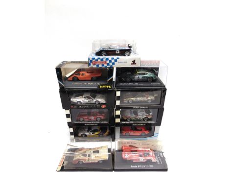 ELEVEN 1/43 SCALE ENDURANCE RACING CARS  by Minichamps (5) and others, each mint or near mint and boxed.