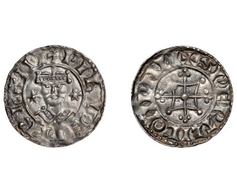William I (1066-1087), Penny, Two Stars type [BMC v], Wallingford, Svertingr, spertlic on pali, 1.35g/6h (W & W 387-95; C-B p