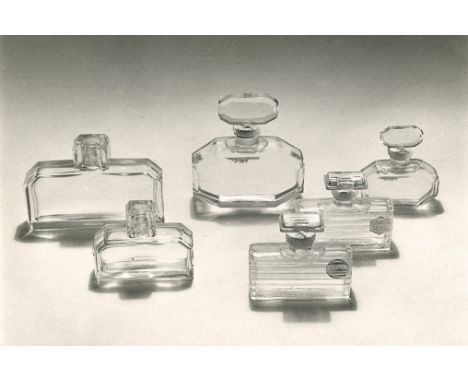  KHLEBNIKOV, ALEXANDER (1897-1979) Perfume Bottles . Gelatin silver print, 12 by 18 cm. Photographed and printed c. late 1940