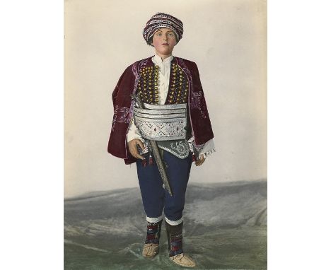  MITREITER, TORVALD (19TH CENTURY) Serbian Boy from Dalmatia , titled on the reverse, also further titled in Cyrillic and num