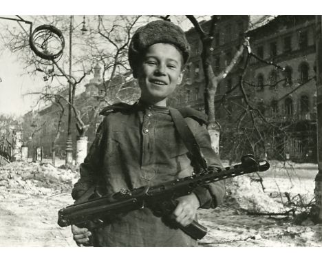  KHALDEI, EVGENY (1917-1997) Liberation of Austria , signed on the reverse. Gelatin silver print, 29.5 by 40.5 cm. Photograph