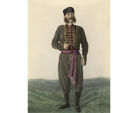  MITREITER, TORVALD (19TH CENTURY) Montenegrin Man from the Bay of Kotor Region , variously inscribed in Cyrillic, titled twi