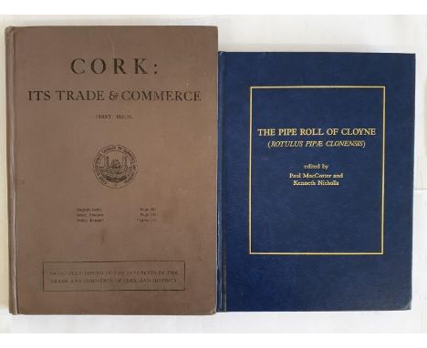 Cork. Its Trade and Commerce. Official Handbook. Guy &amp; Co. 1919. Folding maps, illustrations. [detailed with advertisemen