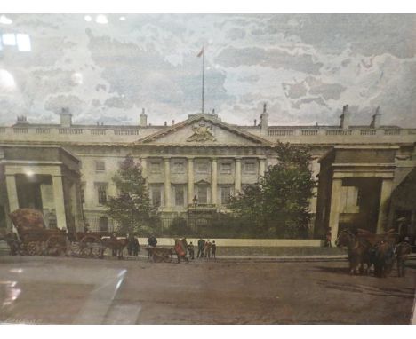 Three coloured 19th Century coloured prints of Royal Mint 