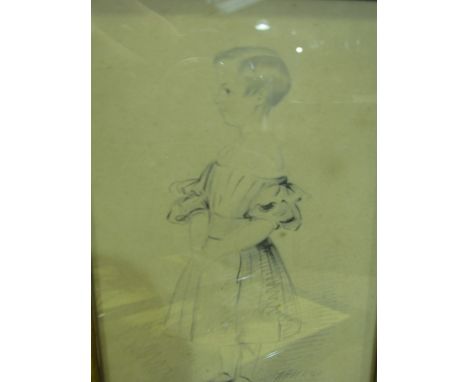 An oil on board of bearded gentleman wearing a hat and smoking a pipe, signed lower right and a 19th Century pencil sketch de
